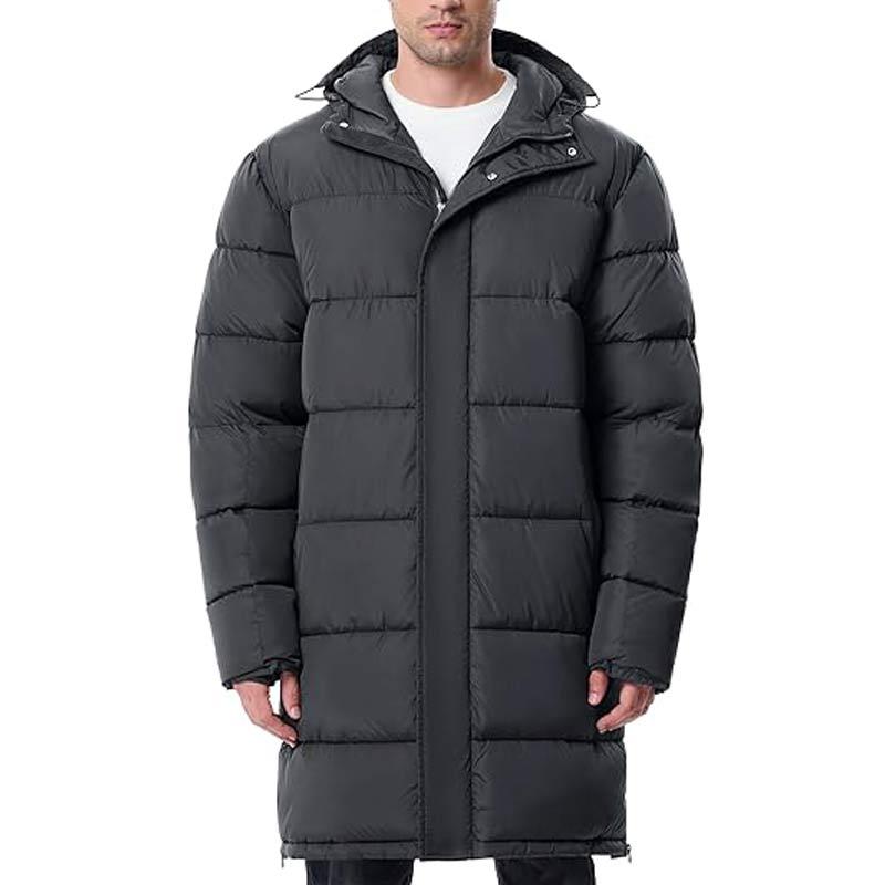 Windproof long puffer jacket factory China