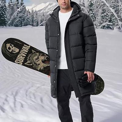 Custom Men's Long Down Jacket Manufacturer | Waterproof Winter Coat OEM & ODM – Ginwen
