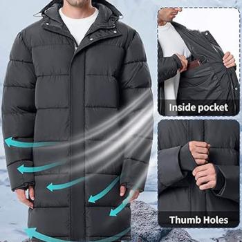 Custom Men's Long Down Jacket Manufacturer | Waterproof Winter Coat OEM & ODM – Ginwen
