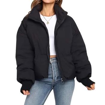 Custom Women's Short Puffer Jacket Manufacturer | Winter Warm Quilted Outerwear OEM ODM