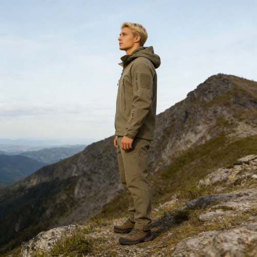 Custom Men's Softshell Hiking Jacket Manufacturer | Outdoor Mountaineering Jacket OEM – GINWEN