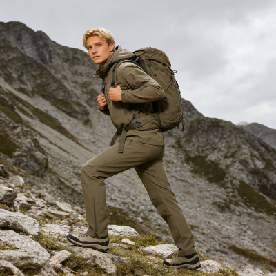 Custom Men's Softshell Hiking Jacket Manufacturer | Outdoor Mountaineering Jacket OEM – GINWEN