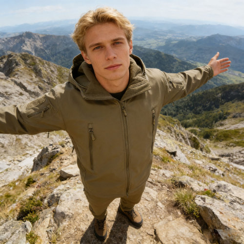 Custom Men's Softshell Hiking Jacket Manufacturer | Outdoor Mountaineering Jacket OEM – GINWEN