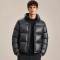 Custom Men's Glossy Black Puffer Jacket Manufacturer | Ginwenwear Down & Varsity Factory