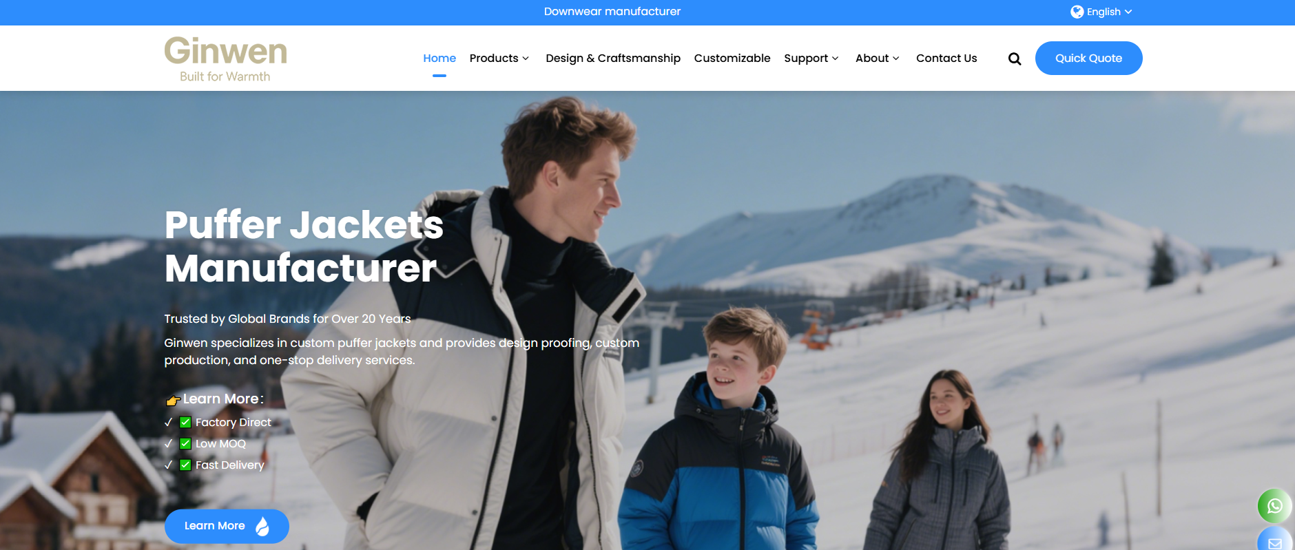 Puffer Jacket Suppliers