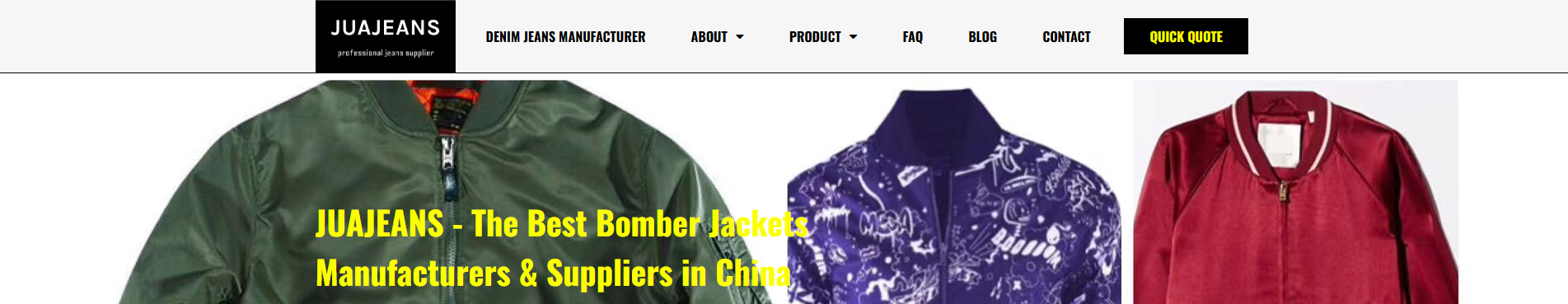 Bomber Jackets Factories