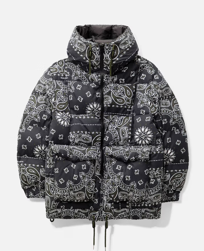 printed puffer jacket manufacturer