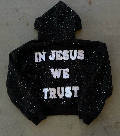 Heavyweight Hoodies Hot Diamond Hoodies Applique Embroidery Hoodie
