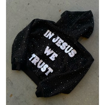 Heavyweight Hoodies Hot Diamond Hoodies Applique Embroidery Hoodie