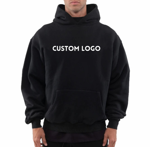 Custom Puff Printing Hoodies Clothing Manufacturers Blank Hoodie