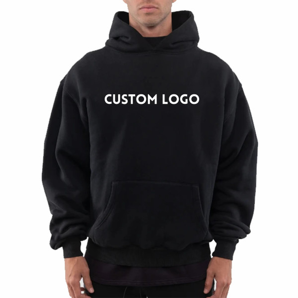 Custom Puff Printing Hoodies Clothing Manufacturers Blank Hoodie