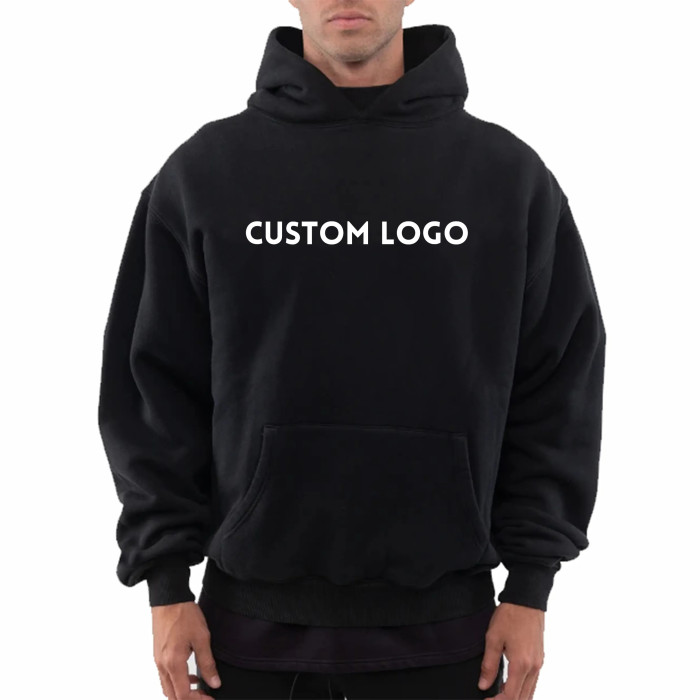 Custom Puff Printing Hoodies Clothing Manufacturers Blank Hoodie