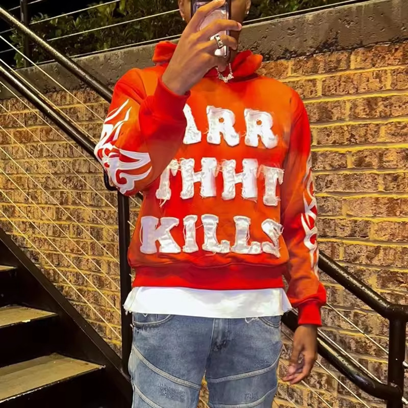 Puff Printing Hoodie