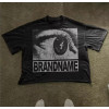 custom Vintage Sun Faded Hoodies Clothing Manufacturers Rhinestone Print