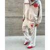 Clothing Manufacturers Custom Acid Wash Zip up Hoodie Drop Shoulder Hoodie