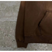 Custom Sportswear Manufacturers Acid Wash Sportswear Zipped Hoodie