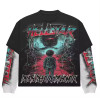 Custom T-shirt manufacturers Fake two piece T-shirt Screen printing