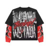 Custom T-shirt manufacturers Fake two piece T-shirt Screen printing