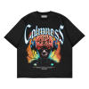 Custom T-shirt manufacturers Dtg Printed Acid Wash T-shirts 100% cotton