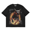 Custom T-shirt manufacturers Dtg Printed Acid Wash T-shirts 100% cotton