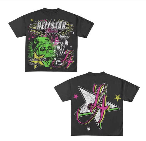 Custom T-shirt manufacturers Acid Wash T Shirt Screen printing 100% Cotton