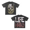 Custom T-shirt manufacturers Acid Wash T Shirt Screen printing 100% Cotton