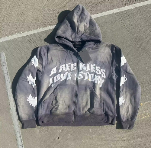 Custom Hoodie Clothing Manufacturers Digital Printing Acid wash Hoodies