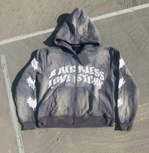 Custom Hoodie Clothing Manufacturers Digital Printing Acid wash Hoodies