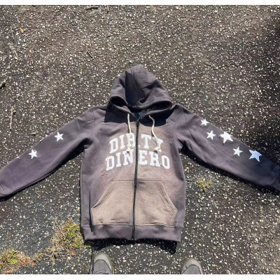 Custom Hoodie Clothing Manufacturers Digital Printing Acid wash Hoodies