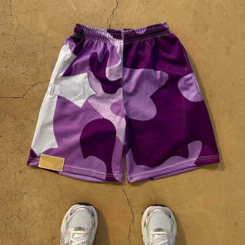 Custom Shorts Clothing Manufacturers Screen printing DTG Pattern shorts