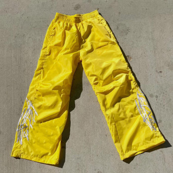 Custom Clothing Manufacturers Digital Printing embroidery nylon stripe Pants