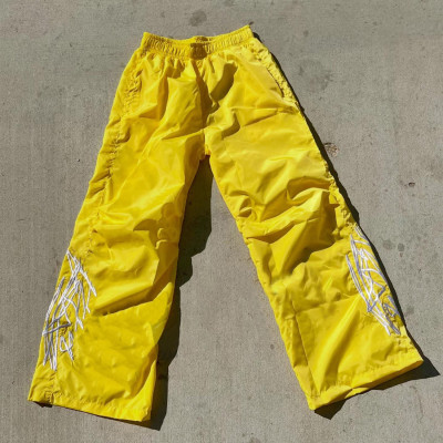 Custom Clothing Manufacturers Digital Printing embroidery nylon stripe Pants