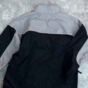Custom Clothing Manufacturers Splicing color Stand collar zip up jacket
