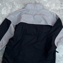 Custom Clothing Manufacturers Splicing color Stand collar zip up jacket