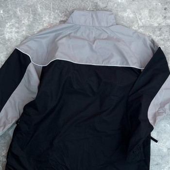 Custom Clothing Manufacturers Splicing color Stand collar zip up jacket