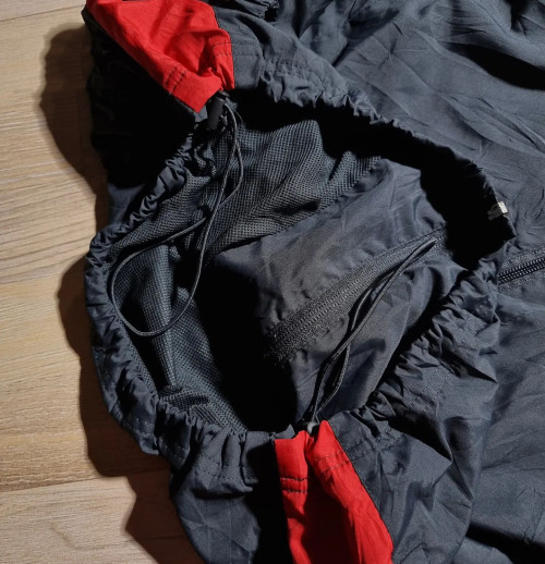 Custom Clothing Manufacturers Embroidery Adjustment cord hem Nylon jacket
