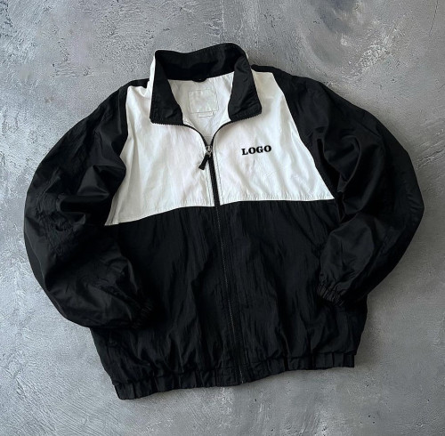 Custom Clothing Manufacturers Screen printing Elastic waist jacket