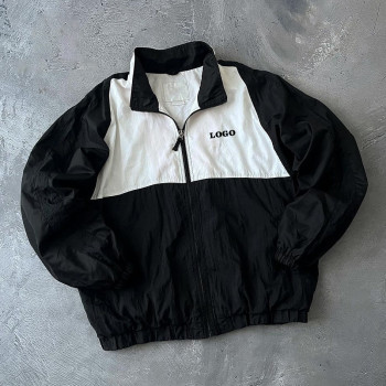 Custom Clothing Manufacturers Screen printing Elastic waist jacket