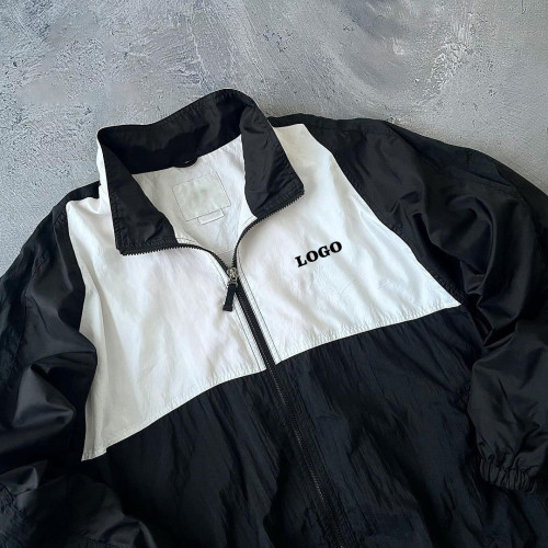 Custom Clothing Manufacturers Screen printing Elastic waist jacket