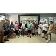 Russian customers visited Dongguan Miu Seven Clothing Co., Ltd.