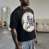 Custom T-shirt manufacturers Acid Wash Screen printing 100% Cotton T Shirt
