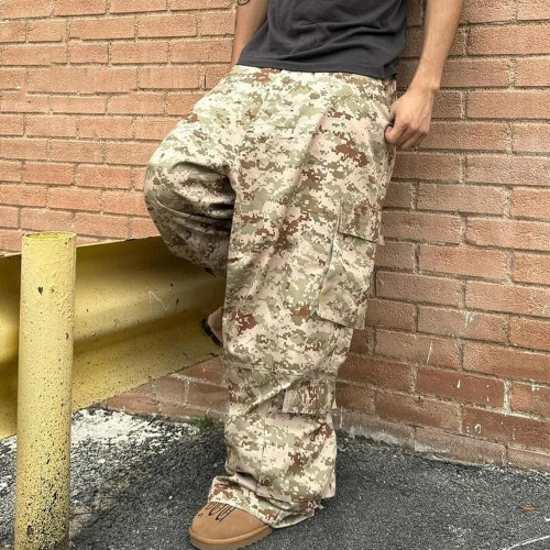 Custom Clothing Manufacturers Camouflage cargo pants Casual sports pants