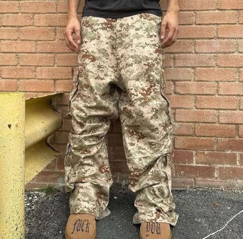 Custom Clothing Manufacturers Camouflage cargo pants Casual sports pants
