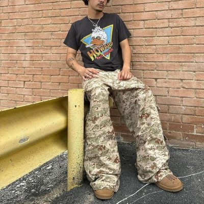 Custom Clothing Manufacturers Camouflage cargo pants Casual sports pants