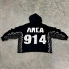 Custom Clothing Manufacturers Applique Embroidery Rhinestone Hoodie