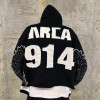 Custom Clothing Manufacturers Applique Embroidery Rhinestone Hoodie