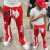 Custom Clothing Manufacturers 100% cotton Puff printing Digital Printing Pants