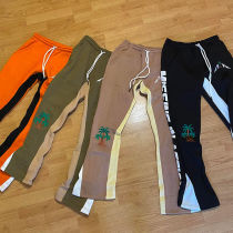 Custom Clothing Manufacturers 100% cotton Puff printing Digital Printing Pants