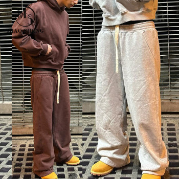 Custom Clothing Manufacturers 100% cotton Waist rope blank pants