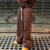 Custom Clothing Manufacturers 100% cotton Waist rope blank pants